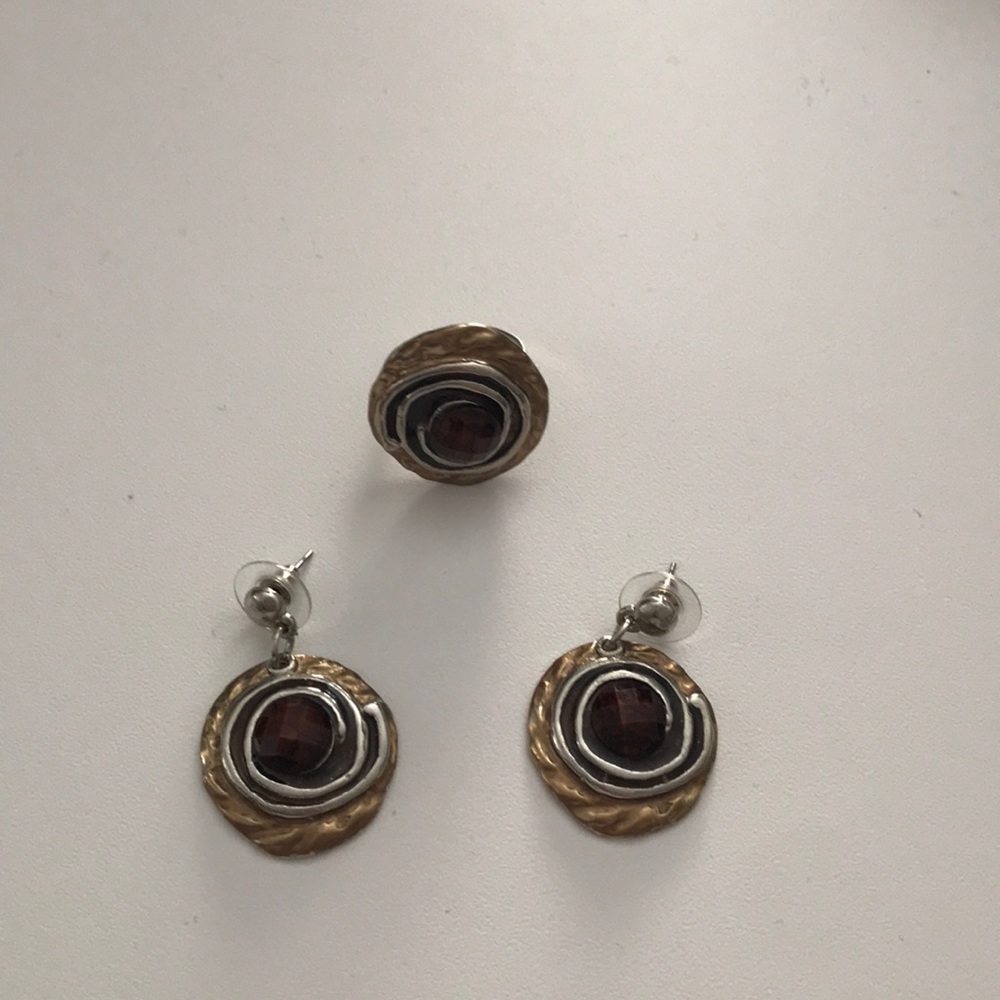 Beautiful Earrings and Ring Set